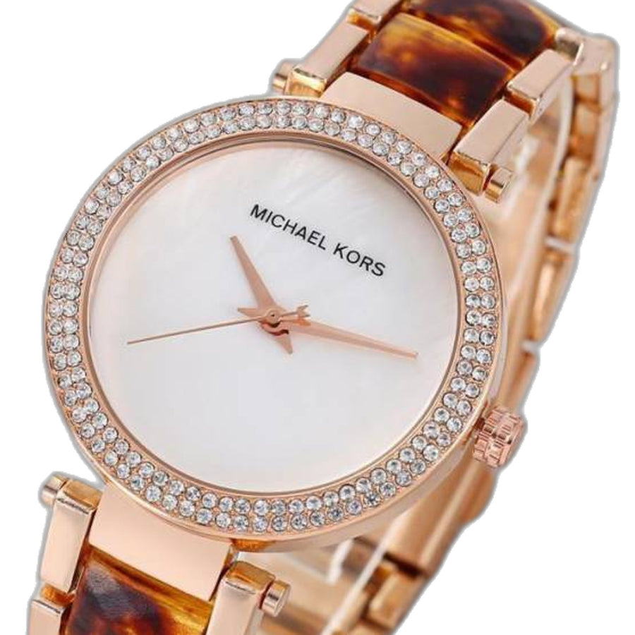 Michael Kors Parker Pave White Dial