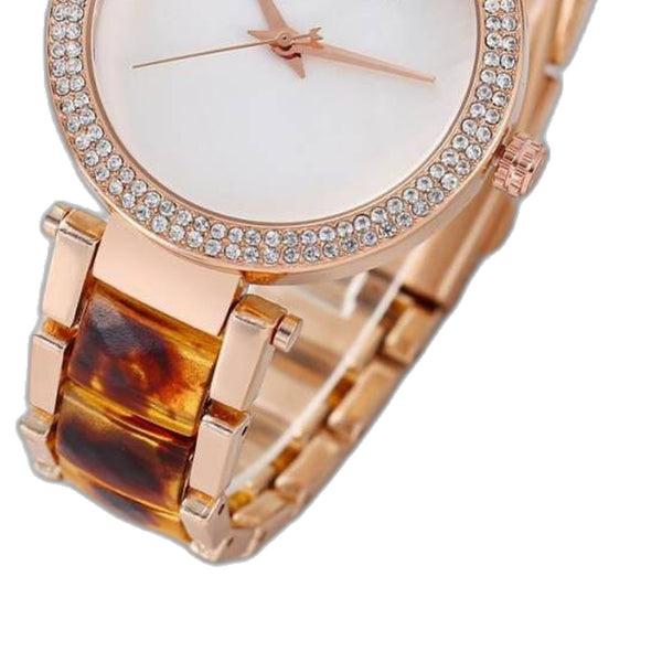 Michael Kors Parker Pave White Dial