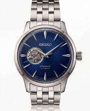 Seiko Presage silver Blue Dial