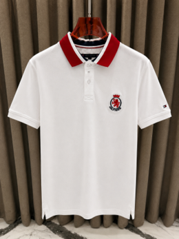 Tommy impoted Premium Polo T-shirt White