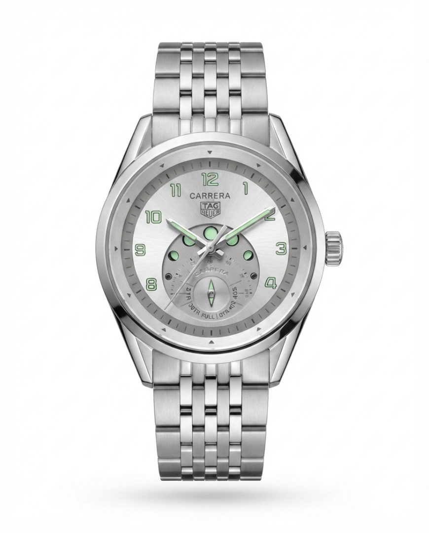 Tag heuee_r Carrera Astronomer Silver Gray Dial