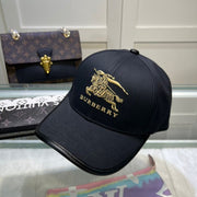 Burberry_BB_black_gold_plain_premium_unisex_cap(with_Safety_Box)