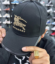 Burberry_BB_black_gold_plain_premium_unisex_cap(with_Safety_Box)
