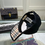 Burberry_BB_black_gold_plain_premium_unisex_cap(with_Safety_Box)