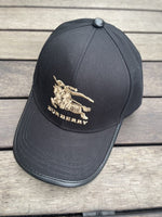 Burberry_BB_black_gold_plain_premium_unisex_cap(with_Safety_Box)