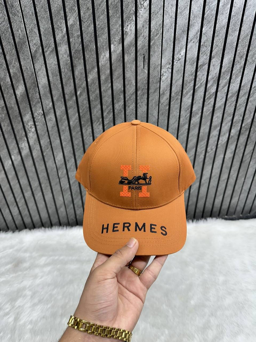 Hermes H Double Logo Tan Premium Unisex Cap