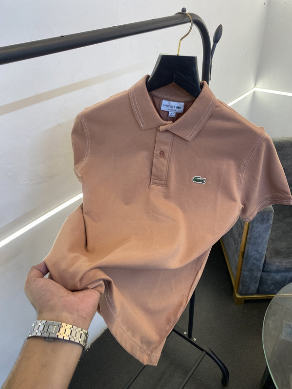 Lacoste Imported quality polo tshirt dusty rose