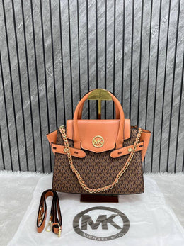 Michael Kors Carmen Medium Handbag With DustCover & LongBelt