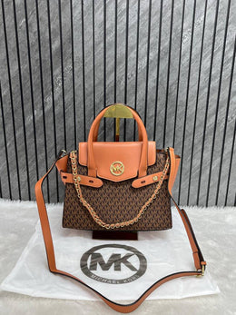 Michael Kors Carmen Medium Handbag With DustCover & LongBelt