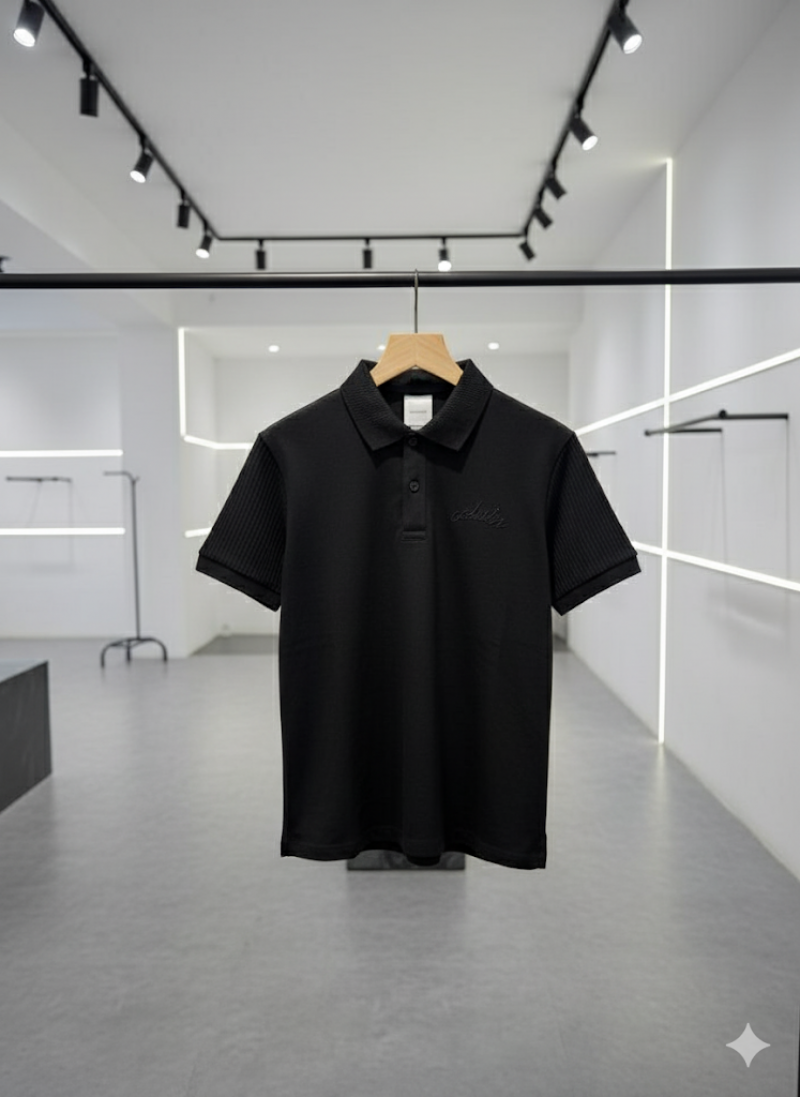 Calvin kline imported polo tshirt black sale