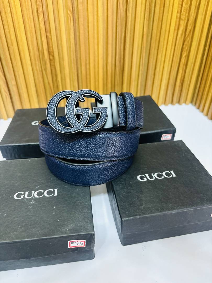 07 GUCHI BLUE PREMIUM QUALITY AUTOMATIC LOCK BELT