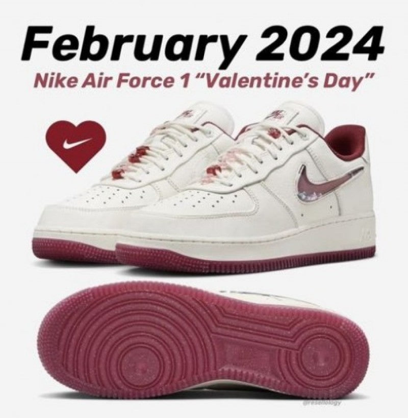 Nike AIRFORCE 1 VALENTINES DAY SEMI UA 161