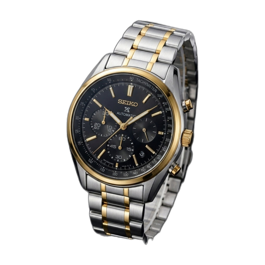 Seiko Prospex Chronograph 2 ton Silver-Black