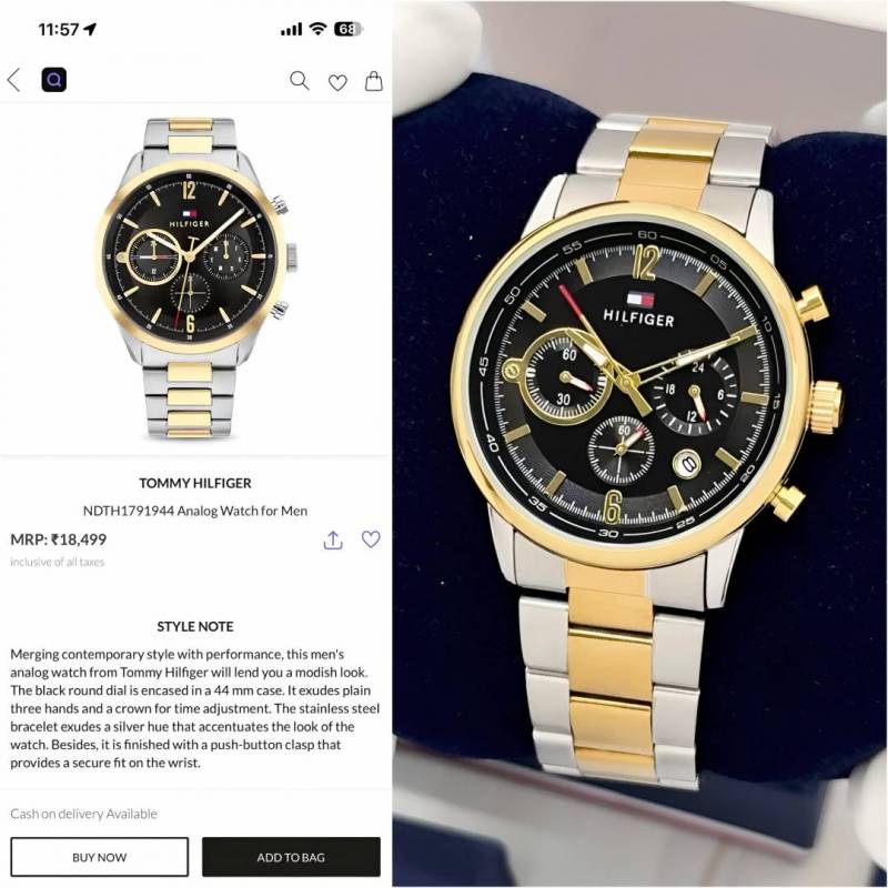 Tommy Evan 2 ton gold black