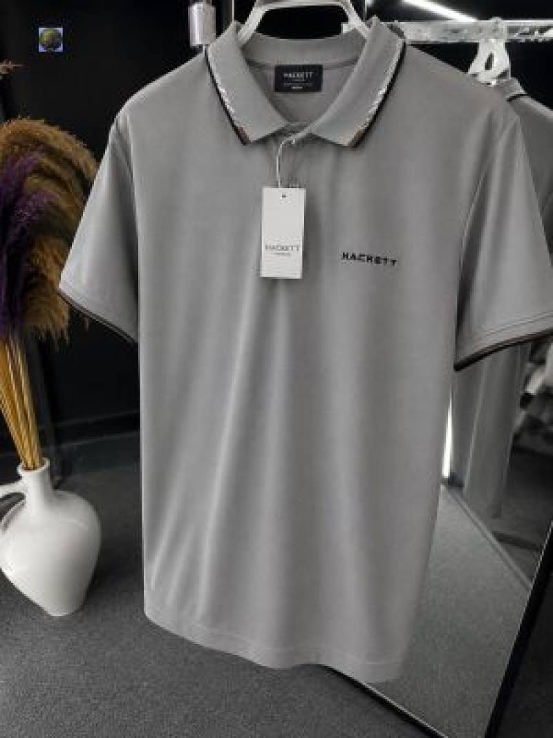 Hack_Grey Premium Polo Tshirt