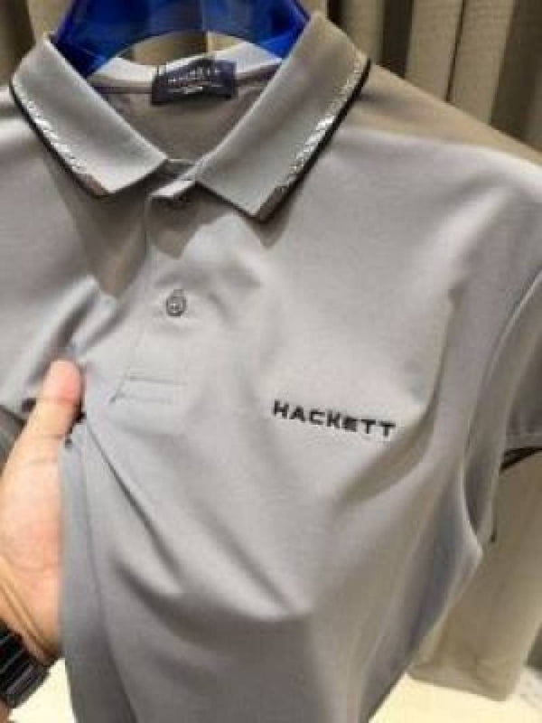 Hack_Grey Premium Polo Tshirt