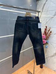 Tom forr Dark shade Straight Fit Premium Imported Stretchable Lycra Fabric Denim 3939