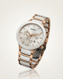 Rado centrix chronograph 2 ton White-copper