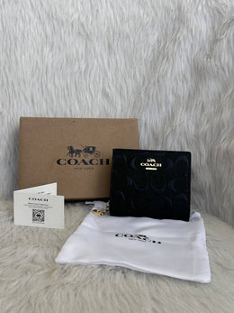 Coach_Snap_Wallet_Black_Edition_Coded_With_OriginalBox_DustCover_Tags
