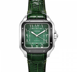Cartier Santos Automatic full green arabic