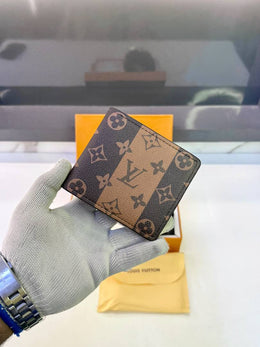 Lv_Loui_ Brown Belt & Wallet Combo Fa 1092