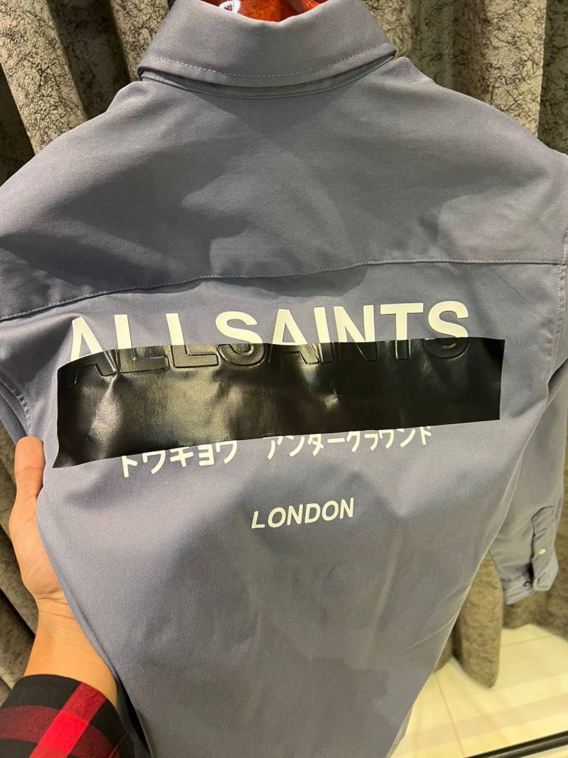 ALLSAINTS IMPORTED STORE ARTICLE SHIRT SKY BLUE