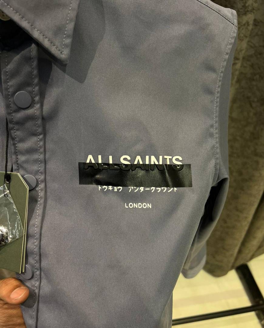 ALLSAINTS IMPORTED STORE ARTICLE SHIRT SKY BLUE