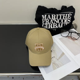 Davis H Sellier Hermez Sand Logo Premium Unisex Cap