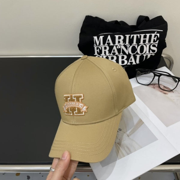 Davis H Sellier Hermez Sand Logo Premium Unisex Cap