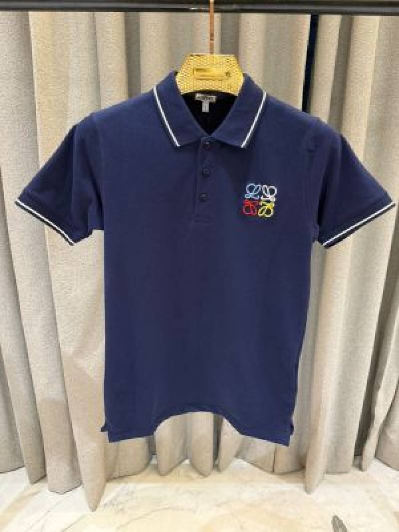 Loewe imported Polo Tshirt Navy Blue