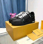 Louis Vuitton Trainer Black Embossed Monogram 1593