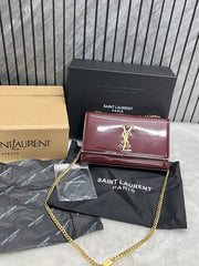 Ysl Kate Patent Shoulder Bag With OriginAuldoubleBox Highend