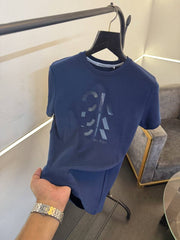 Calvin kline imported round neck tshirt blue sale