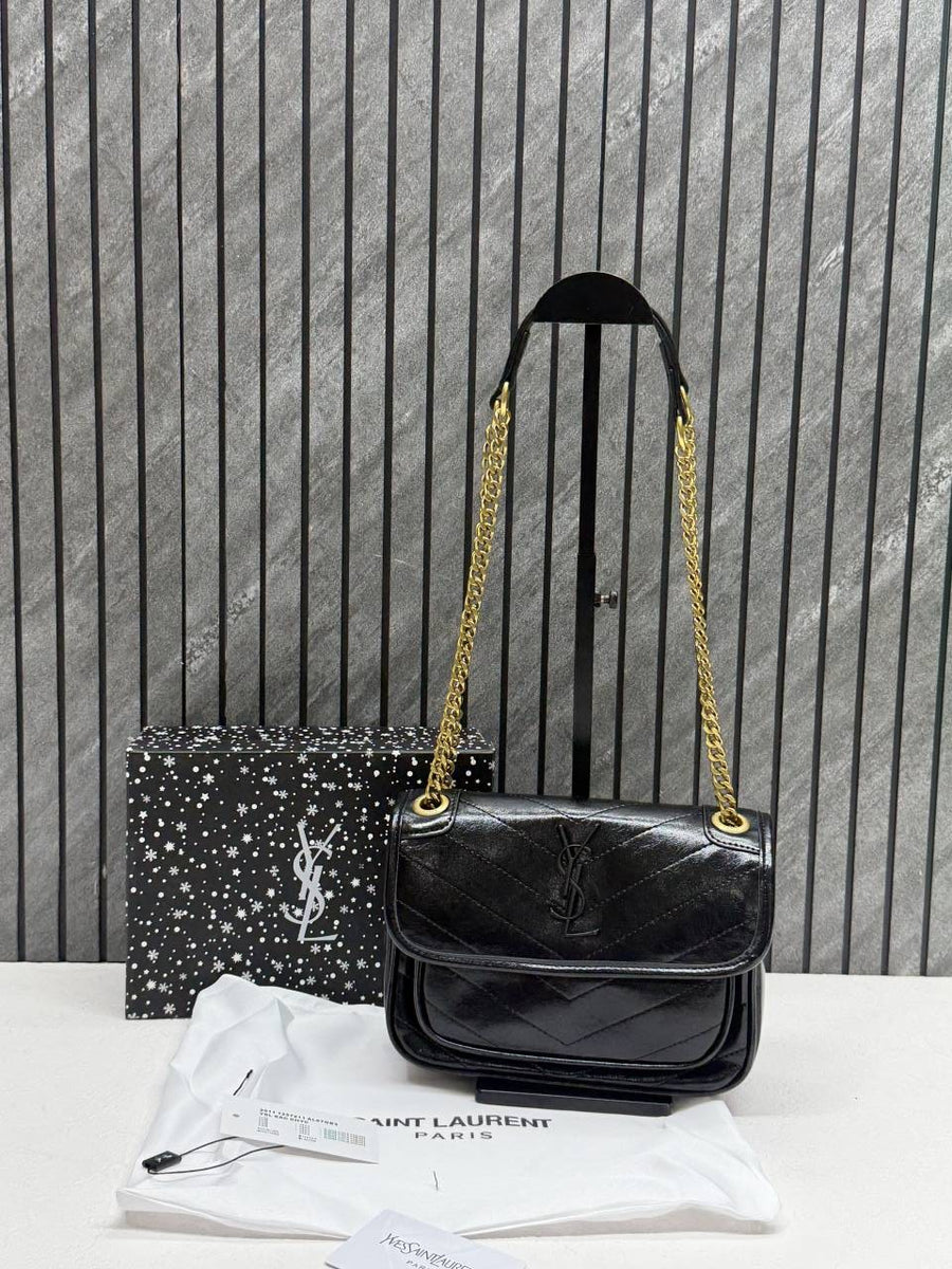 Ysl niki 1825 Small ShoulderBag With Original Box & DustCover