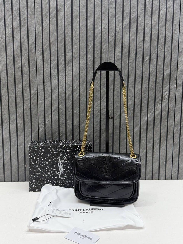 Ysl niki 1825 Small ShoulderBag With Original Box & DustCover