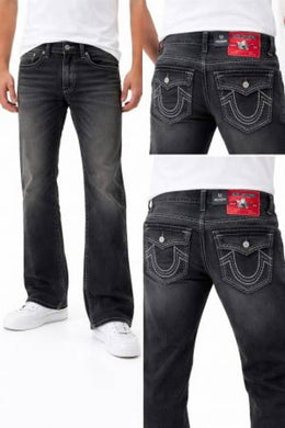 True Religio n Boot cut Premium Imported Stretchable lycra fabric Denim with back flap pocket Design Denim 3883