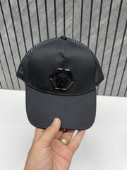 Philipp Plein Front Skull Logo Premium Unisex Cap With Safety Box