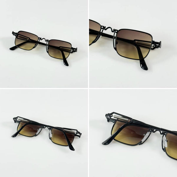 Gucci 96001 Silver Brown Shaded