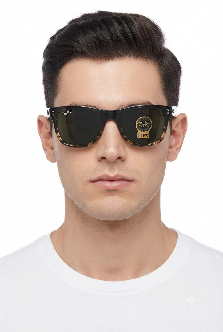 Ray-Ban Reverse 0502 Black Tiger Green