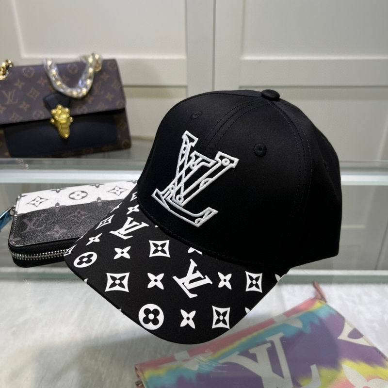 Louis Vuitton_Flower_Monogram_Black_Premium_Unisex_Cap