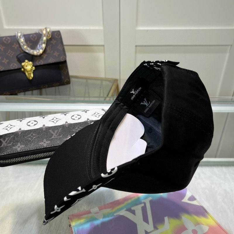 Louis Vuitton_Flower_Monogram_Black_Premium_Unisex_Cap