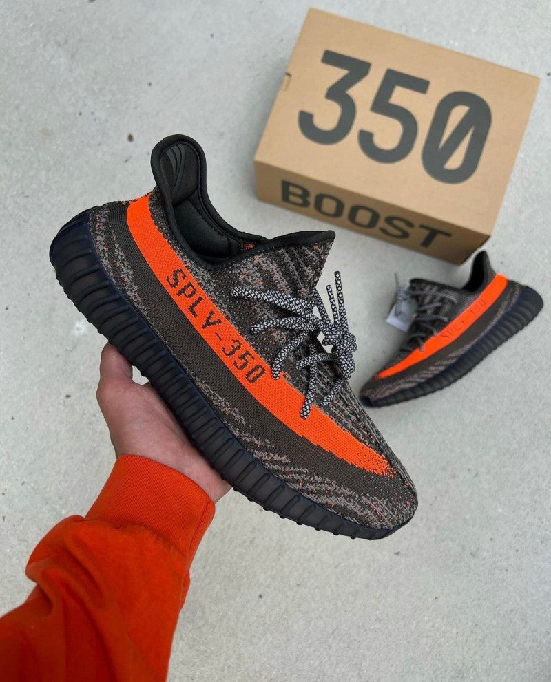 Adidas Yeezy Boost 350 V2 Carbon Beluga SEMI UA With All Accesories
