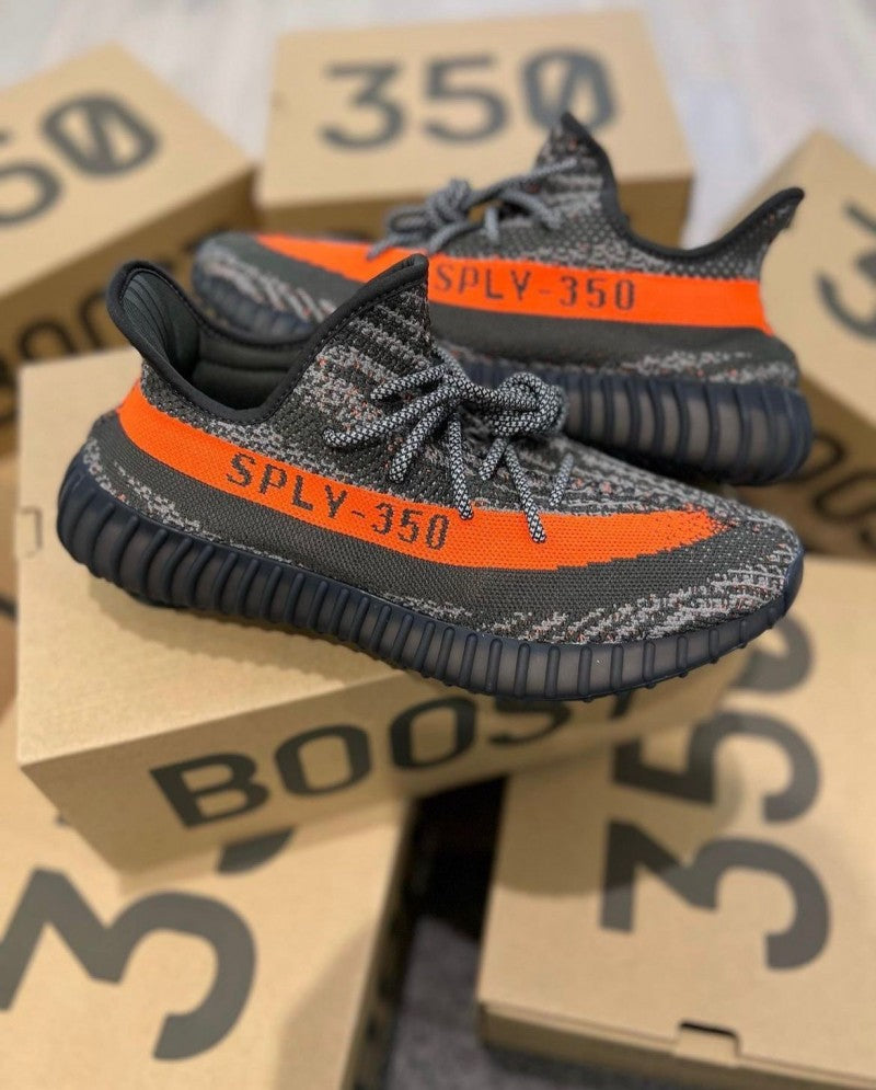 Adidas Yeezy Boost 350 V2 Carbon Beluga SEMI UA With All Accesories