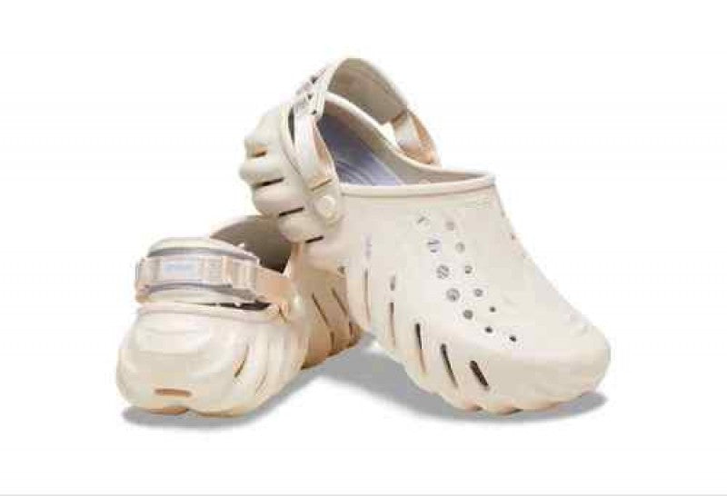 Crocs Echo clog Poplogo stucco white