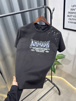 Armaa ni exchange turkey imported round neck tshirt black