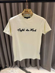Karl_Legarfield Middle Brand Print Round Neck T-shirt