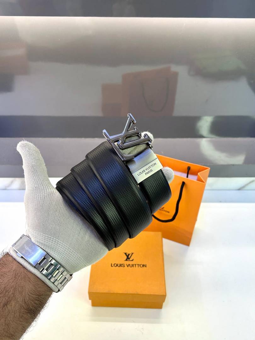 Lv_Loui Black Reversible Belt Fa 201
