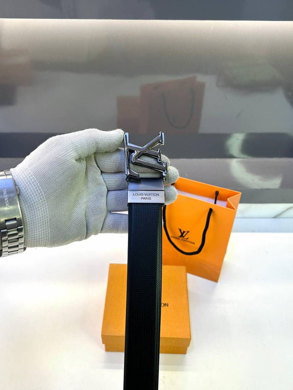 Lv_Loui Black Reversible Belt Fa 201