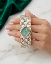 Swarovsski Curiosa Gold Tiffany Watch 827