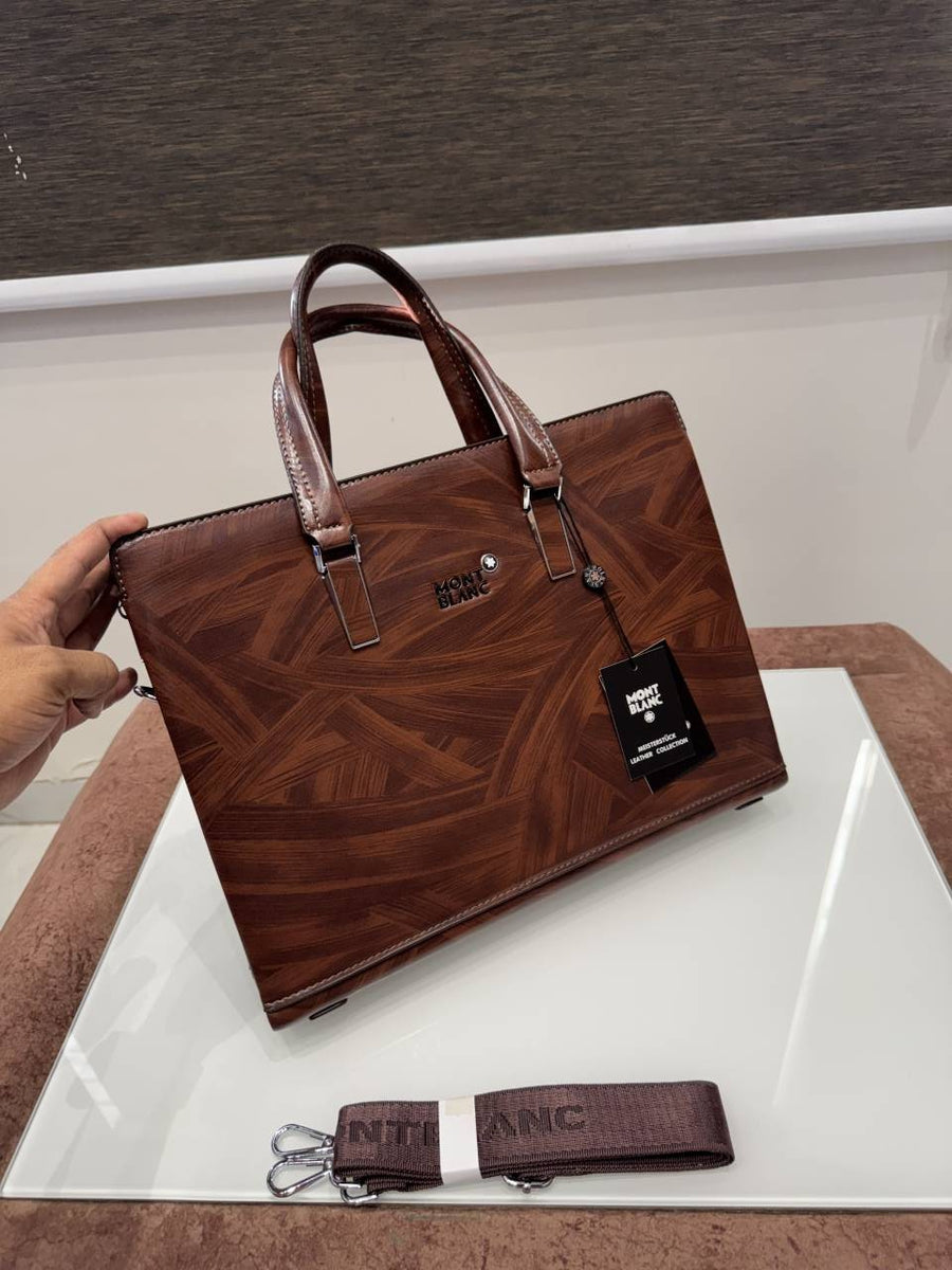 Mont Blanc Premium Laptop Bag X Office Bag M610 Khaki